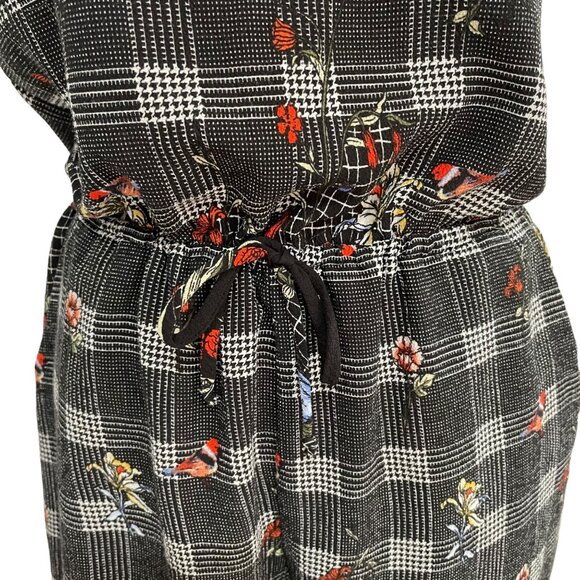 Paolino Sleeveless Plaid Floral Print Jumpsuit with Tie Waist Cottagecore Light - Picture 11 of 11